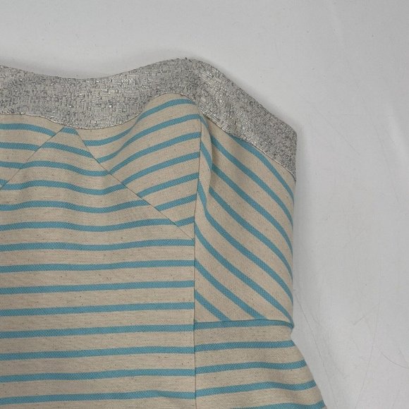 Lilly Pulitzer Remi Dress Sz 6 Blue White Stripe Summer Beach Vacation NWT - Picture 4 of 7